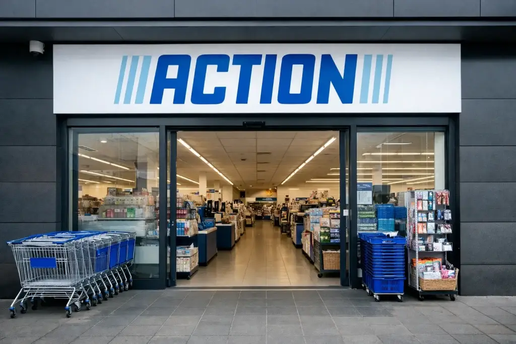 Ingang van Action winkel in Doetinchem