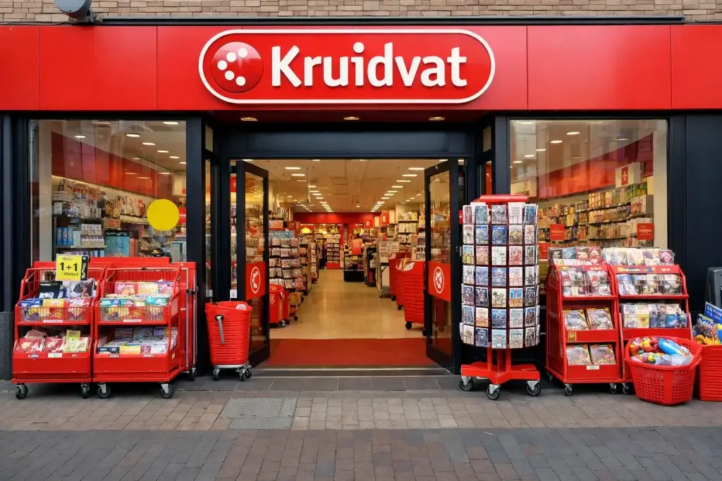 Ingang van een Kruidvat winkel in Doetinchem