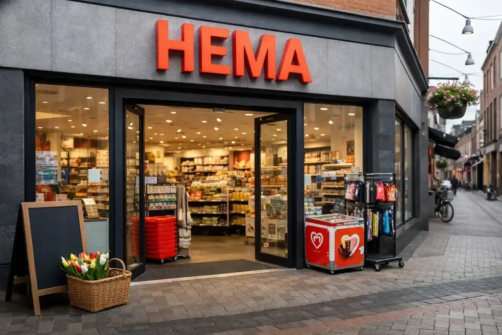 Voorkant van HEMA winkel in Doetinchem