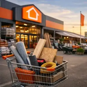 Bedrijven in Doetinchem Ingang van een bouwmarkt in Doetinchem