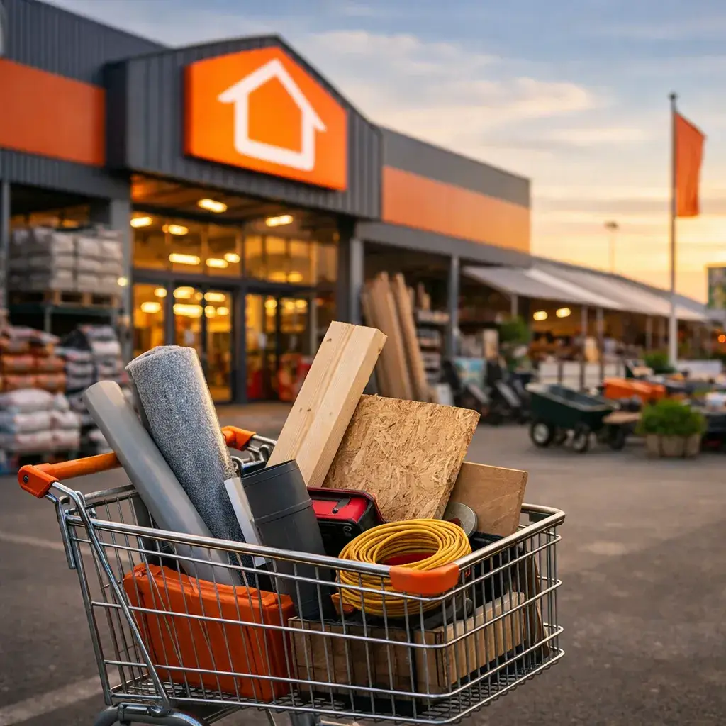 Ingang van een bouwmarkt in Doetinchem